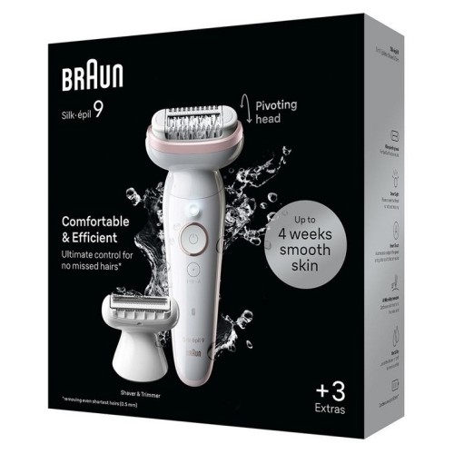 ΑΠΟΤΡΙΧΩΤΙΚΗ ΜΗΧΑΝΗ BRAUN SERIES 9 SES9-030 WET&DRY ΕΠΑΝΑΦΟΡΤΙΖΟΜΕΝΗ 40ΛΕΠΙΔΕΣ 2ΤΑΧΥΤΗΤΕΣ & 3ΕΞΑΡΤΗΜΑΤ